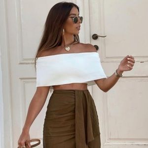 ZARA Knit Crop Top- M